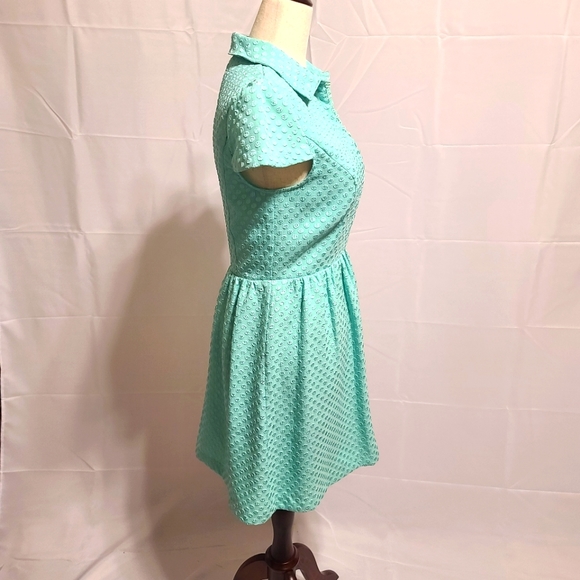 Kensie mint green Retro dress with cap sleeves size small - Picture 4 of 6